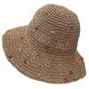 Breathable Sun Hat Holiday Spring Weaving Straw Hat Woman Commutes Camping Taking Photo Handmade Beach Hat for Girl