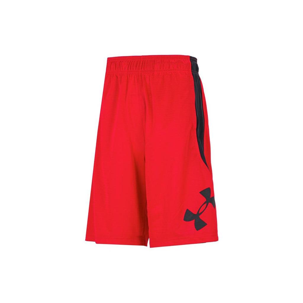 Under Armour Спортивные шорты с сплошным логотипом, мужские шорты, красные 1351284-600