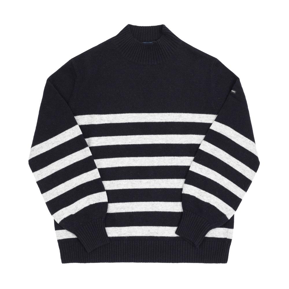 Saint JameS Lugano Stripe Women S Knit 4313 Navy griS