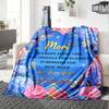 Mother'S Day Love And Appreciation Blanket Themed Blanket Personalized Name Soft Warm And Versatile For Sofa Bed Office And Travel Machine Washable