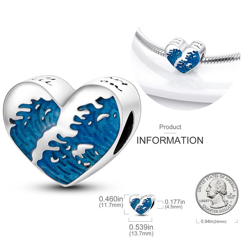 Fashion Trend 925 Silver Travel Airplane Dangle Charms Fit Original  Charm Bracelet DIY Sunflower Butterfly Bead