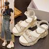 Platform Sandals Women 2025 New Summer Korean Version Good Match Fairy Style Women's Shoes Internet Celebrity Leisure Beach Roman Sandals