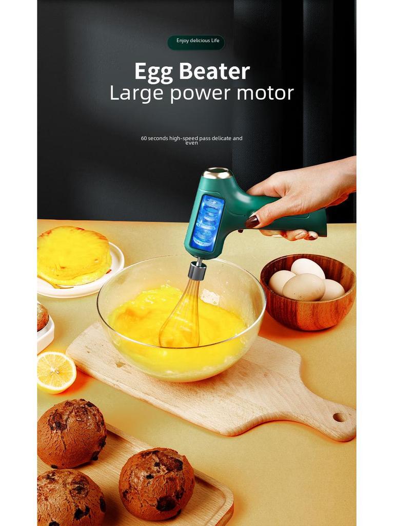 Беспроводной ручной электрический венчик для взбивания сливок и яичных белков - Гаджет для домашней выпечки