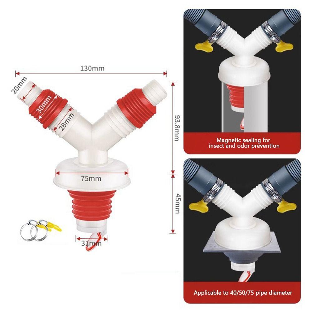 Multifunctional Sink Drain Pipe Adapter  Washing Machine Drainage Supplies
