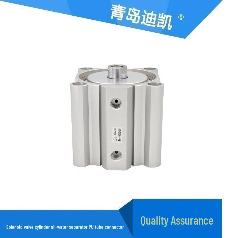 ACQ Cylinder Accessories: CQ2B/CDQ2B Single & Double Elbow Connectors with Mounts (03/05/08/10).