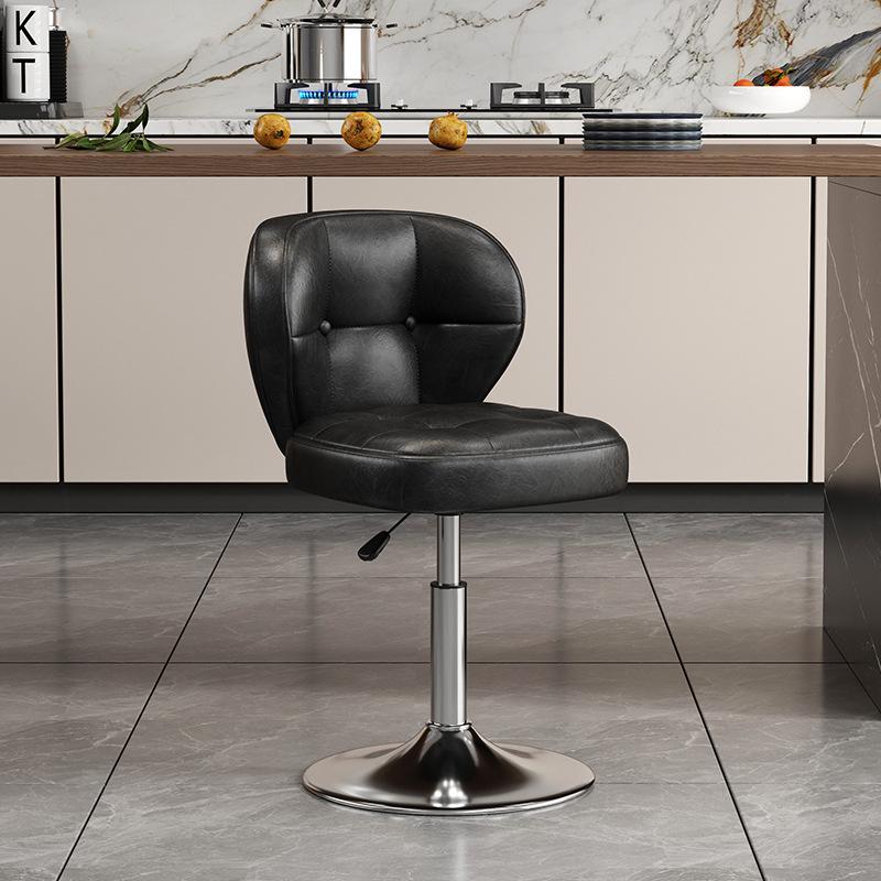 Регулируемый барный стул с высокой спинкой