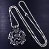 Новый Европейский и Американский Ретро Подвеска Двусторонний Viking Персонаж Полый Мужской Ожерелье