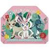 Ensky Pokemon PT-366 Leafeon, Sylveon, and Glaceon (Finished Size: H80 X W100 X D42mm, Paper)