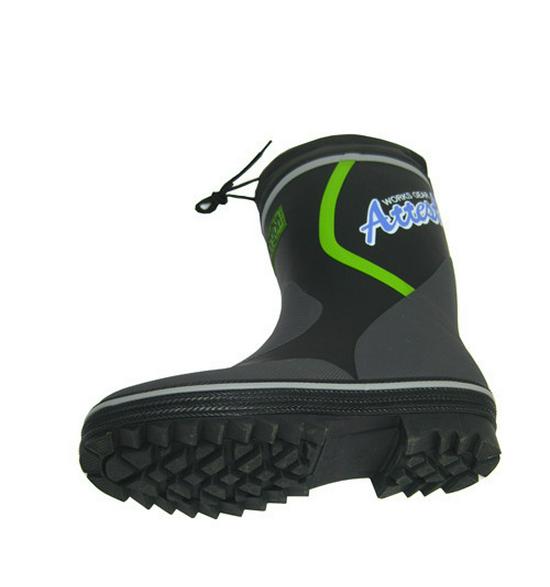 H013 Мужские резиновые сапоги средней высоты с бархатной подкладкой для рыбалки и отдыха на природе - японский и корейский стиль