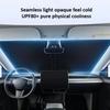 Windshield Sun Visor Foldable Sun Shade Cover For Tesla Model Y Juniper/Model3 Highland Front Window UV Protection 2025-2025