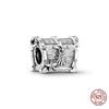 100 %925 Sterling Silver Pearl Treasure Chest Beads Charms Fit Original 3mm Bracelets Making For Women Diy Jewelry Boutique Gift