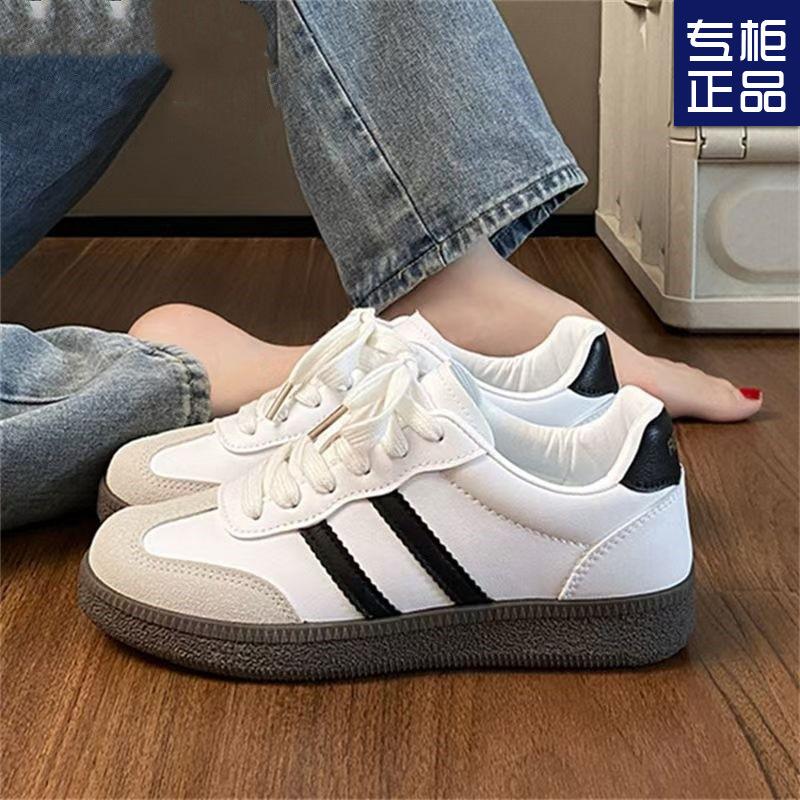 Весна 2025 новые тренировочные кроссовки Форрест Гамп завышенные белые кроссовки женские на платформе повседневные кеды на шнуровке одинарная обувь