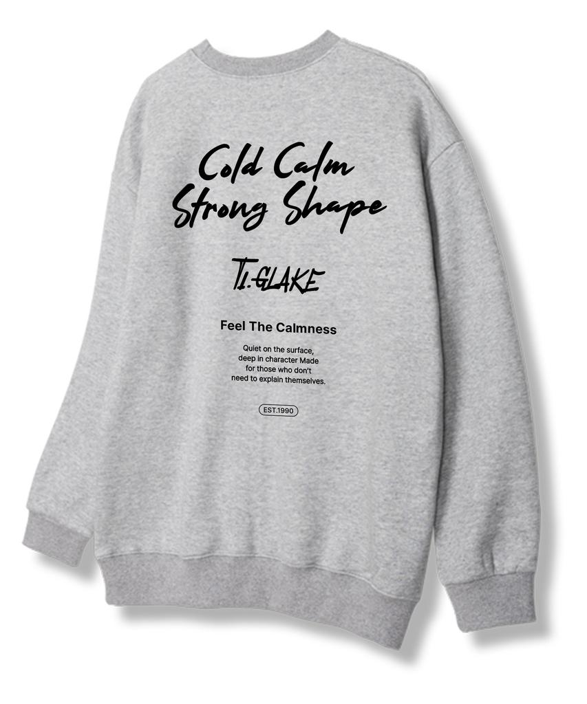 TI.GLAKE Толстовка Cold Calm Серая [С флисовой подкладкой]