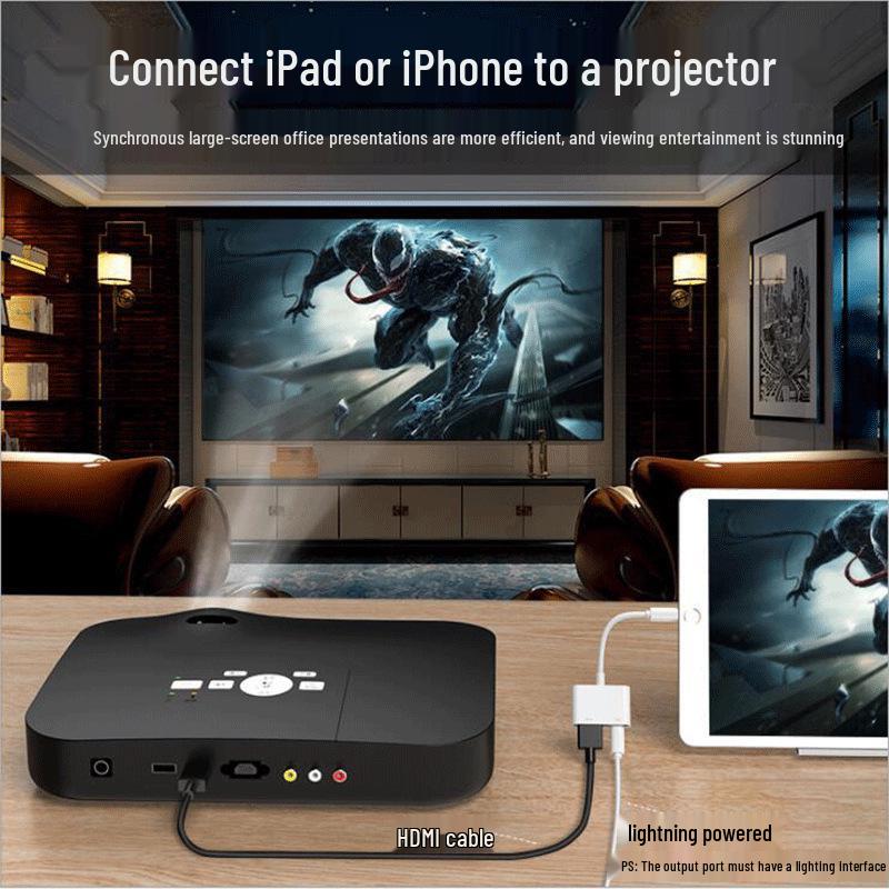 HD Адаптер-зеркалирование экрана Lightning для iPhone