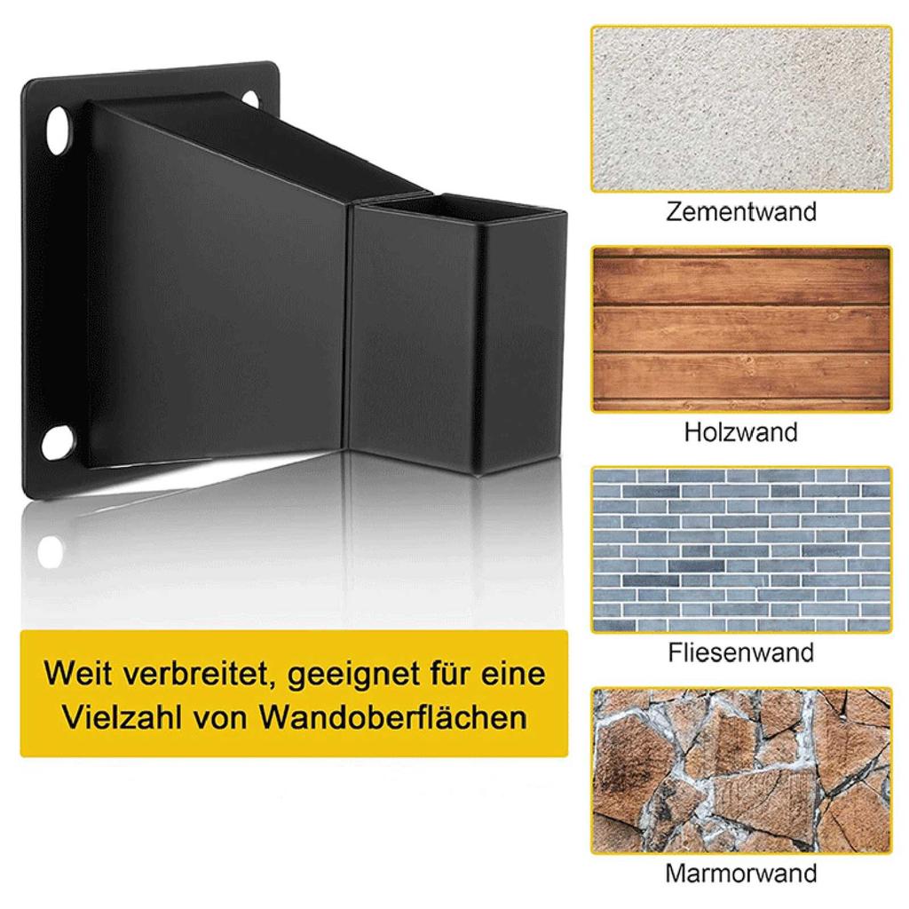 Awning Wall Mounted Support with Screws Expansion Metal Support Replace Parts for Awning Outdoor Patio Canopy Sha