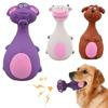 Dog Interactive Toy Safe Latex Dog Chew Toys for Aggressive Chewers Animal Shape Squeaky Toy Puppy Molar Toys Dogs Toothbrush