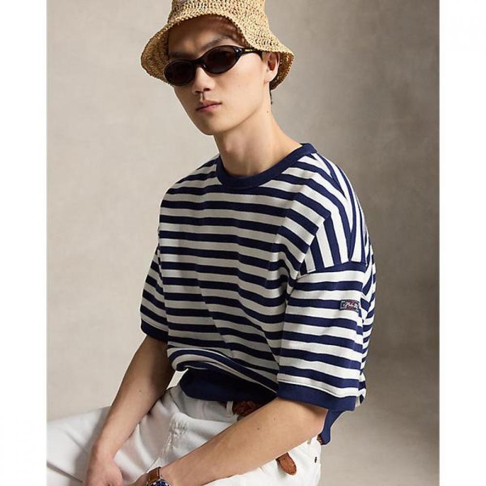 Polo Ralph Lauren Men S Relaxed Fit Stripe Fleece SweatShirt Mnpokni1n824110410