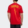 Adidas Мужская тренировочная футболка с короткими рукавами совместного бренда X Pokémon, светло-алый GN3001