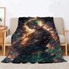 Zoro Sofa Blankets and Throws Luxury Throw Blanket for Sofas Fluffy Plaid Microfiber Bedding Home Interior Beach Towel Knee Soft
