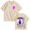 Fashion Singer Maria Becerra La Nenas Album Highquality Unisex and Women 2025 Summer Pure Cotton 100 Printed Loose Tshirt