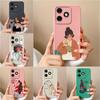 Case For Tecno Spark 20 Pro 4G Itel A50 P55 Infinix Note 40 Smart 8 Plus Cover Fashion Cool Girl Boy Shell High Quality Matte Silicone Bumpers Housing
