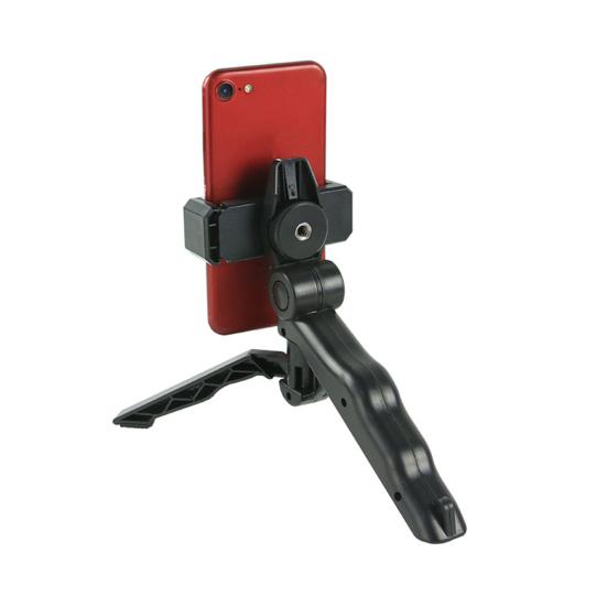 Mobile Phone Holder Tripod Stand High Stability Adjustable Compact Design Anti-Slip Portable Cellphone Holder Desk Stand