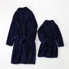 2024 Kids' Flannel Bathrobe: Cozy Winter Pajamas for Boys and Girls, Parent-Child Matching