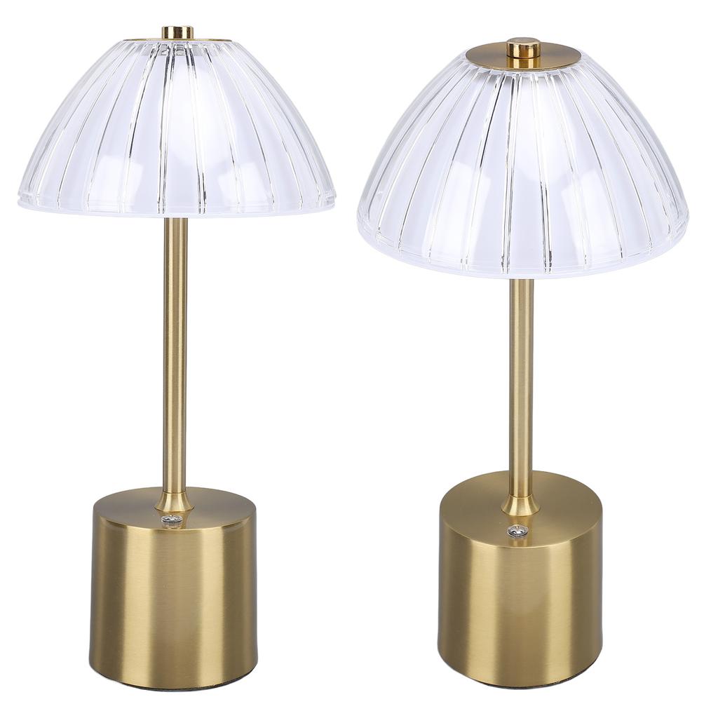 Портативная настольная лампа Crystal LED с 3 уровнями яркости, сенсорным управлением и регулировкой яркости, прикроватная лампа для дома Dini