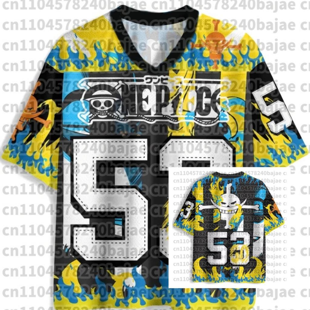 Summer Japanese Anime One Piece Zoro Luffy 3D Quick-Drying T-Shirt Plus Size for Men Women Children's Top Jersey Gift