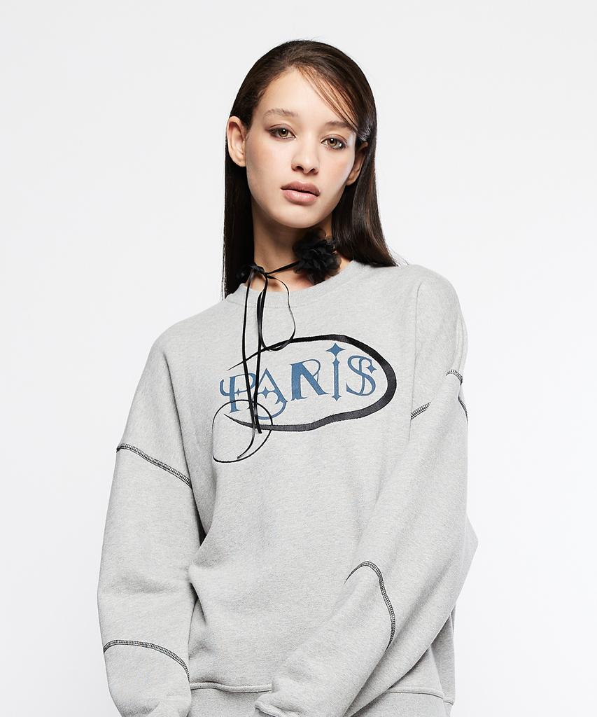 LARTIGENT L7 Paris Sweatshirt(Gray)