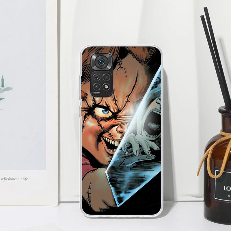 Chucky Doll Horror Movie Phone Case For Xiaomi Redmi Note 15 13 14S 14 Pro Plus 12S 11S 10S 12 11E 10 11T Art Fundas Back Cover