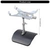 Contemporary Metal Guitar Support Silver Clamping Device Black Textured Base Perfect for Optimal Instrument Stability