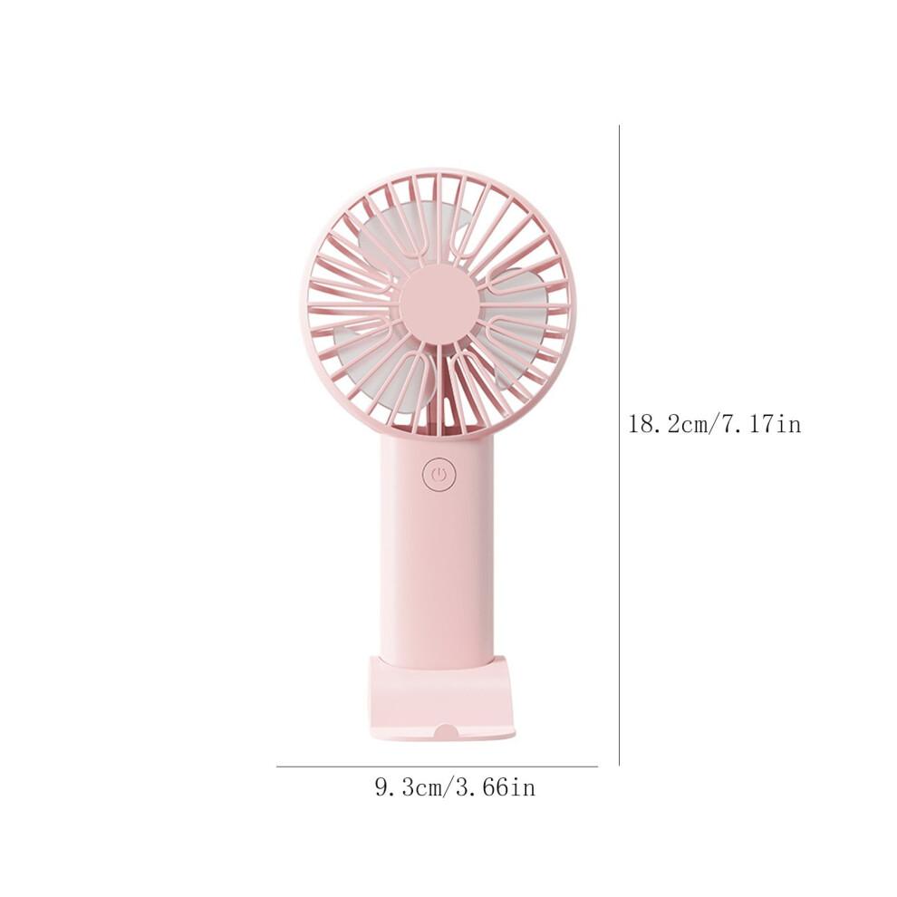 Gnobogi Handheld Fan Usb Rechargeable Mute Desktop Dormitory Small Fan Portable Outdoor High Wind Power Mini Handheld Fan on Clearance