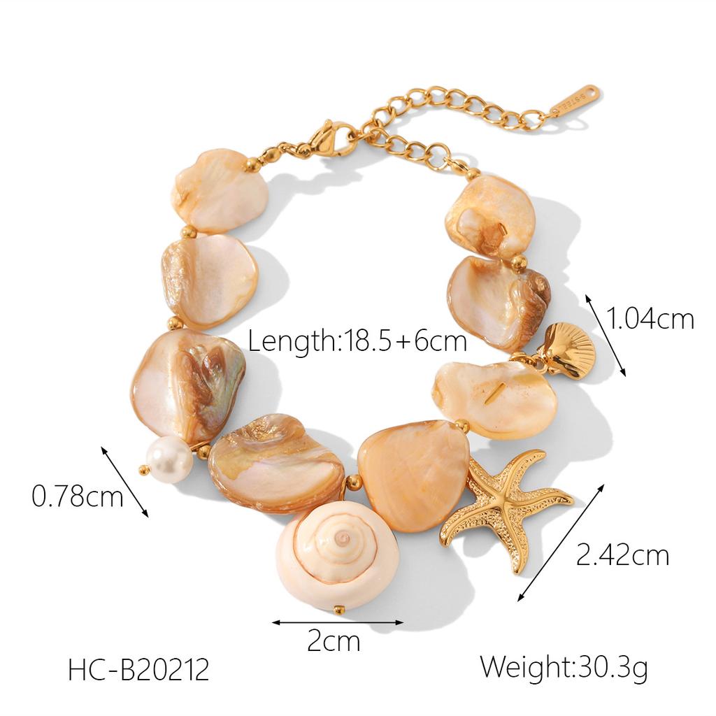 Ocean Fade Resistant Tassel Choker Necklace Elegant Shell Pendant Jewelry