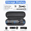 Vlogging Camera Carrying Case for DJI OSMO POCKET 3 Shockproof Zipper Portable Travel Hard Shell Storage Bag Protective Box Video Camera Accessories