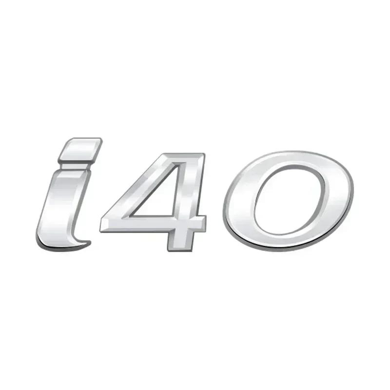 1 шт. Значок с логотипом 3D Металлическая эмблема Наклейка I10 I20 I30 I40 Буквенная наклейка Автоаксессуары