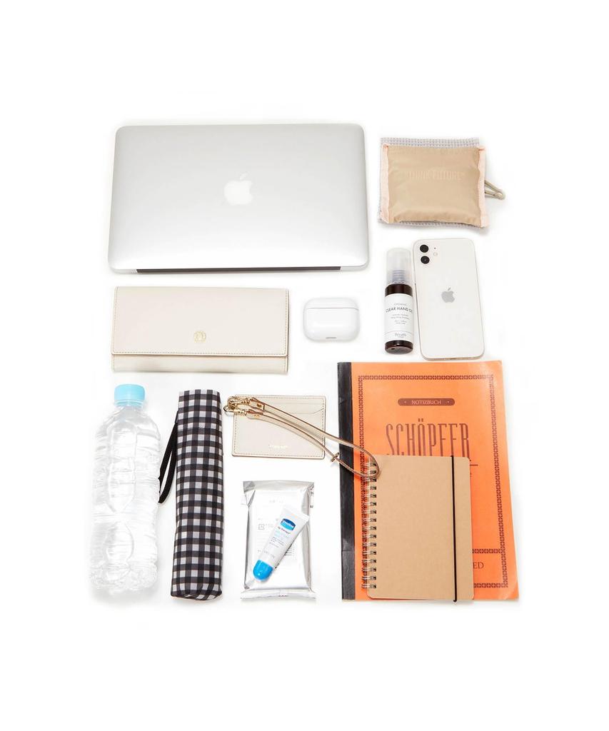 Сумка-тоут BREATH Scotch Grain Neo Leather с ремешком через плечо M 503080101300 Greige [Topkapi]