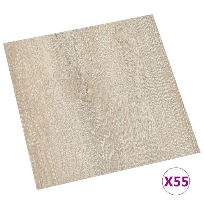 VidaXL 55x Self-Adhesive Floor Planks Flooring Floor Tile Living Room Bedroom House 324652