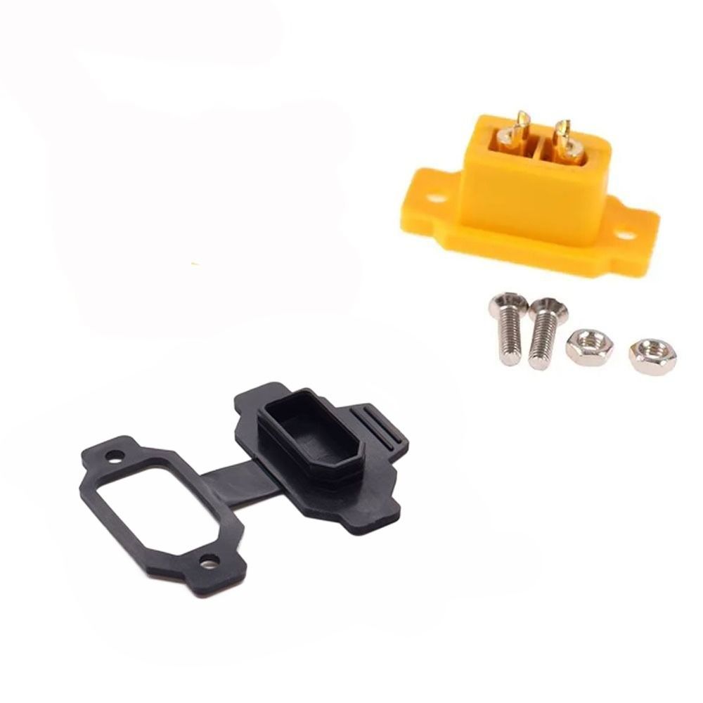 DIY RC Model XT60E-F Female Plug Power Fixed Brass Gold Plated Male Connector