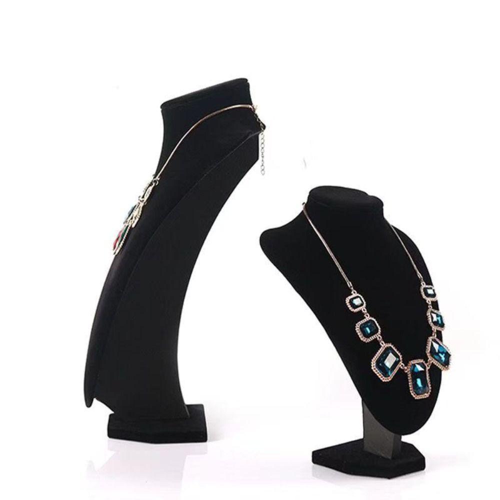 Holder Velvet Jewelry Packaging Necklace Display Rack Jewelry Display Stand Necklace Holder