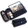 Сумка для макияжа, женская косметичка для кистей, дорожный органайзер, кисти для макияжа, складные инструменты, сумки на колесиках, водостойкий нейлоновый чехол для макияжа