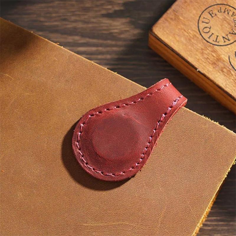 Магнитная кожаная закладка, двухсторонняя магнитная пряжка, магнитный зажим, маркеры для тетрадей, книг, разделитель страниц, канцелярские принадлежности