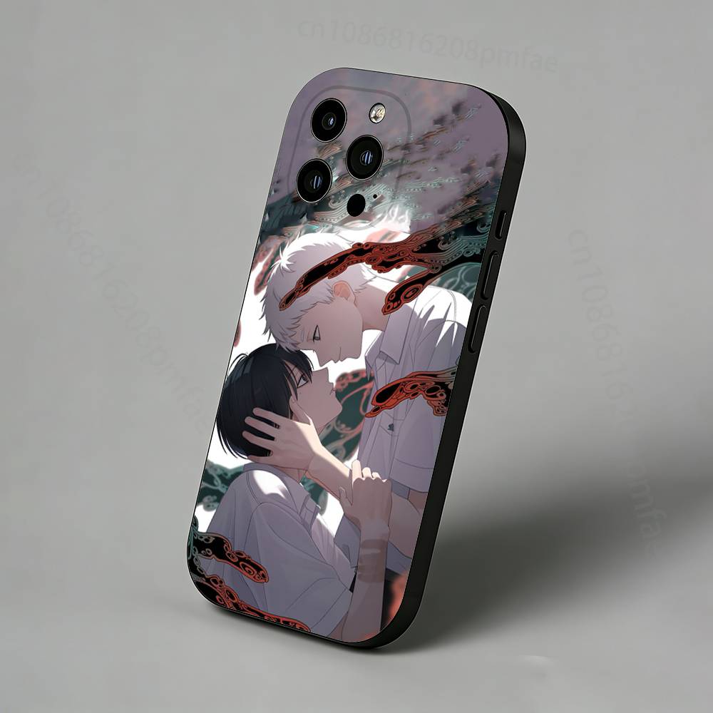Летний чехол-бампер Hikaru D-Died Comic Slim для iPhone 17,16,15,14,13,12,11 Pro,Max,Plus,XS,XR,SE,Mini Защитная крышка