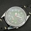 ВИНТАЖНЫЕ ОТРЕМОНТИРОВАННЫЕ МУЖСКИЕ АВТОМАТИЧЕСКИЕ ЧАСЫ SEIKO 5 ЯПОНИЯ ЗЕЛЕНЫЙ ЦИФЕРБЛАТ a446709-1