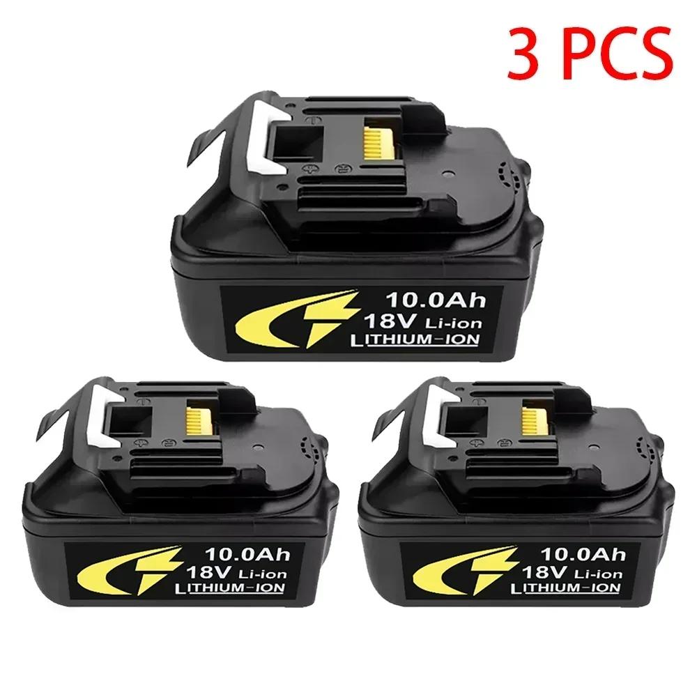 Upgraded for Makita 18V 10000mAh Battery BL1830 BL1830B BL1840 BL1850 BL1850B BL1860B BL1815 Replacement Lithium Battery