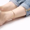 Fashion Simple Womens Link Gold&Silver Foot Zinc Zinc Alloy Figaro Jewelry Bracelet Anklet Ankle