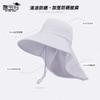 8555 Summer Outdoor Sunscreen Visor Versatile Large Brim Shawl Fisherman's Hat with Ponytail Hole Hat Women