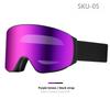 Ski Goggles Uv400 Protection Skiing Googles Snow Safety Anti-fog Mirror Lenses Otg Magnetic Snowboard Safety Glasses Custom Logo