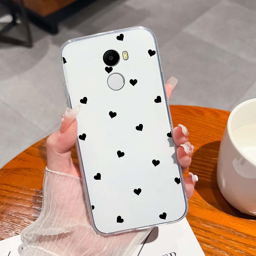 Чехол для Redmi 4 3 6 Pro 4A 4X 5A 5 Plus K90 Милый узор акулы и кошки Телефонные сумки Мягкий ультратонкий ТПУ силикон Противоскользящая оболочка для Redmi Прозрачная задняя крышка