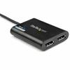 Кабель Startech-DisplayPort USB 3.0 Startech USB32DP24K60 Черный